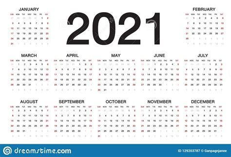 Calendario Semanas 2021 Excel Calendar Template Calendar Template
