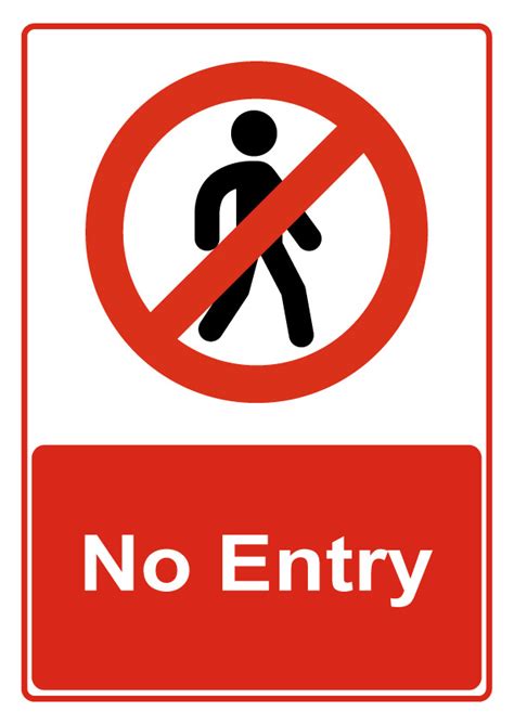 Free Printable No Entry Sign Templates Printable Download