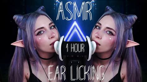 asmr ear licking compilation ear licking ear eating mouth sounds kissing youtube