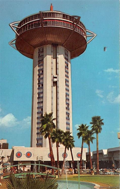 A Vintage View of the Long Ago Imploded Landmark Hotel at Las Vegas