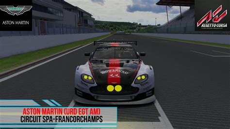 Aston Martin Vantage GTE URD EGT AM Circuit Spa Francorchamps
