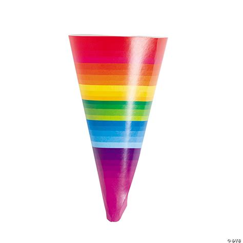 Rainbow Favor Cones Discontinued