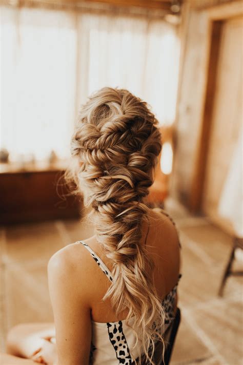 Bridal Mermaid Braid By The Updo Girl In 2020 Boho Hairstyles For