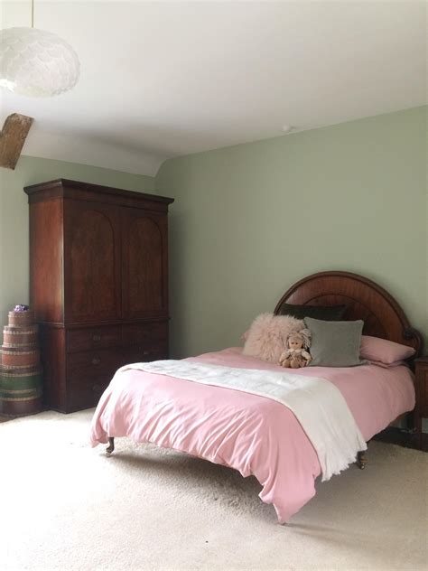 Lydias Bedroom Sage Green And Dusky Pink Scheme Sage Green Bedroom