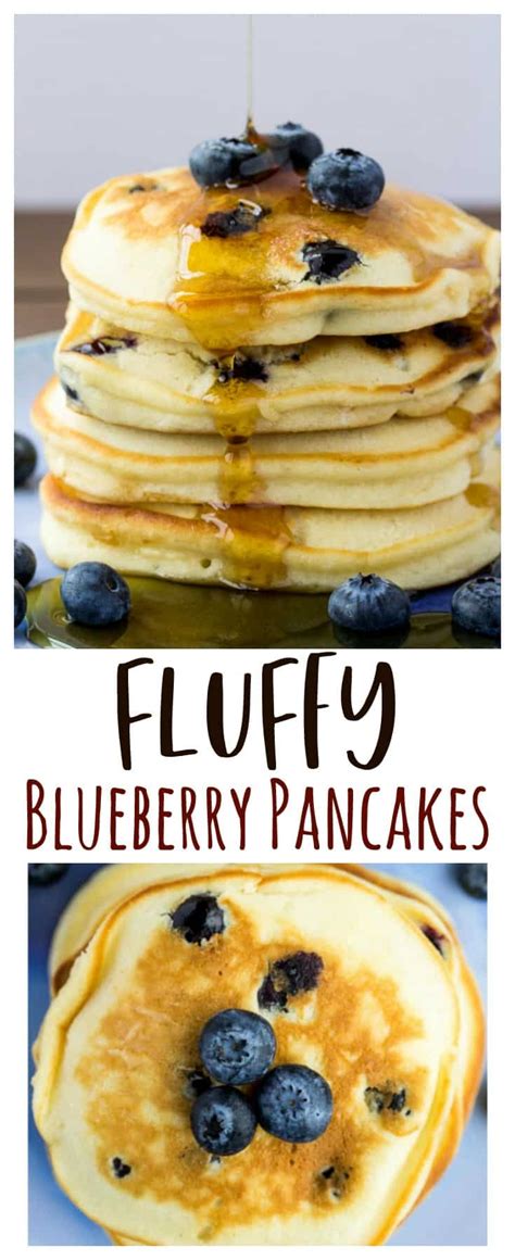 Fluffy Blueberry Pancakes This Easy Recipe Will To Give You The Moist