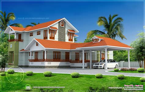 Kerala Model Double Storied House Kerala Home Design And Floor Plans