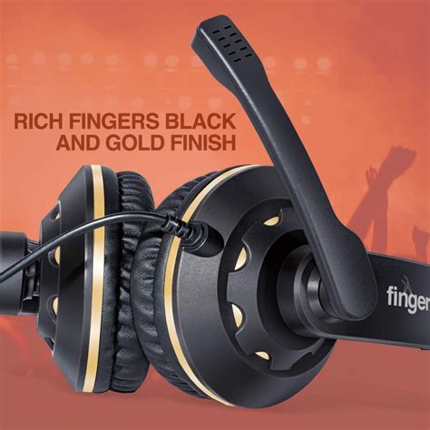Fingers Usb Tonic H9 Wired Headset With High Definition Sound And Built