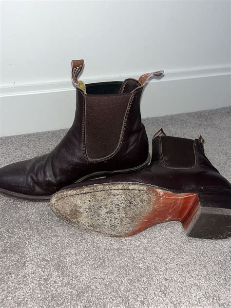 Rm Williams Adelaide Cuban Heel Boot Size 9 Ebay