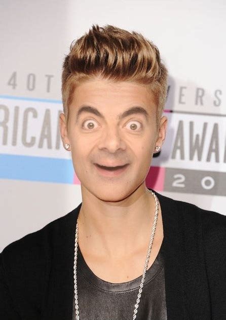 Wad Up Doe Do You Think Justin Bieber Looks Like Mr Bean