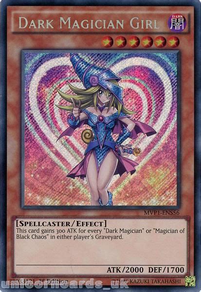 Yugioh 1x Dark Magician Girl Mvp1 Ens56 Secret Rare 1st Edition Mint Yu Gi Oh Individual Cards
