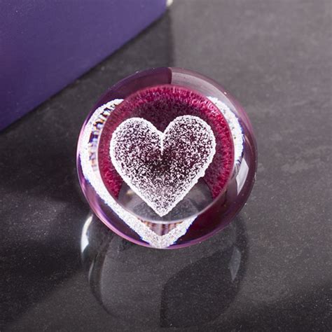 Special Moments Ruby Heart Paperweight By Caithness Glass The T Experience