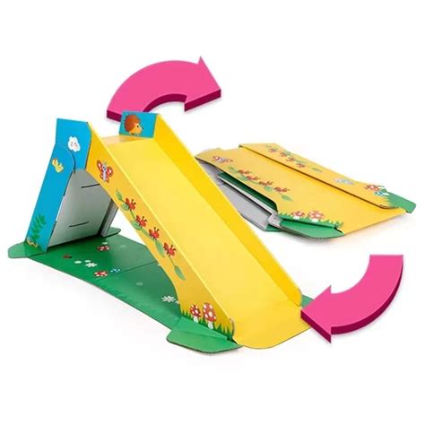 Cardboard Paper Slide For Child For 30kg Young Kids Buy Jakarta Slide