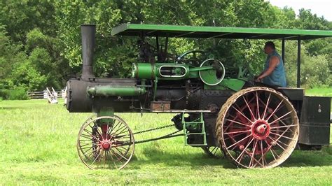 1917 40hp Case Steam Tractor Run Bys And Ride Along Youtube