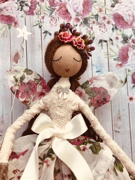 Handmade Fairy Doll Vintage Style Girls Bedroom Decor Etsy