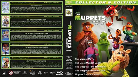 The Muppets Collection Volume 1 Movie Blu Ray Custom Covers