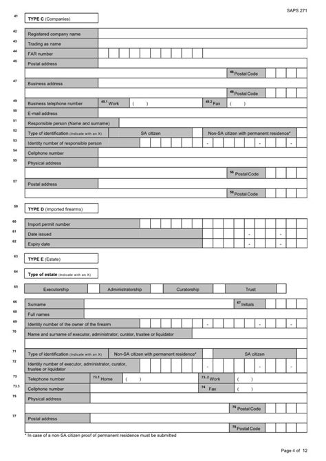 Saps 271 Application Form ≡ Fill Out Printable Pdf Forms Online