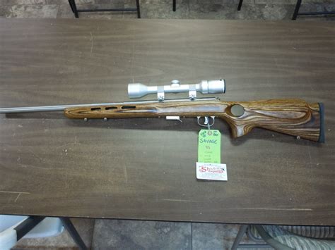 Savage Arms Model 93r17 Laminmated Hardwood Thumbhole Stock 21