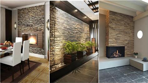 150 Stone Wall Decorating Ideas For Living Room Wall Design 2021