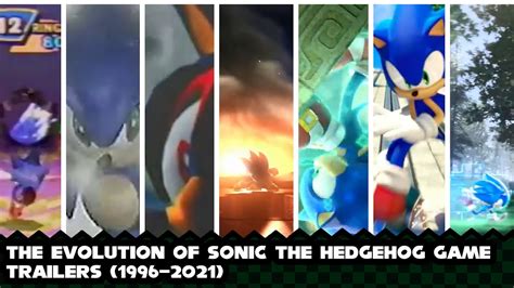 The Evolution Of Sonic Game Trailers 1996 2022 Youtube