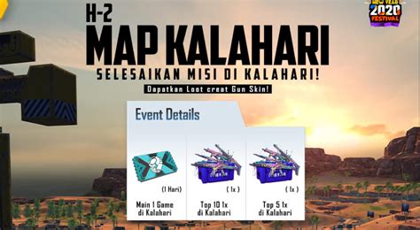 Every 10 minutes the game puts you on a remote island where you compete against 49 other players, all looking for survival. Event Map Kalahari 2020 Free Fire Berhadiah Skin Gratis ...