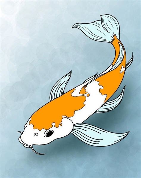 Wie Zeichnet Man Koi Fish Step Koifish Koi Malerei