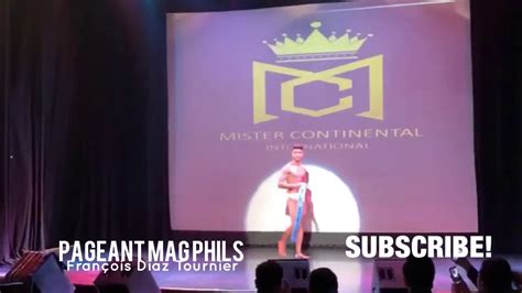 Swimwear Competition Mister Continental International 2018 Youtube