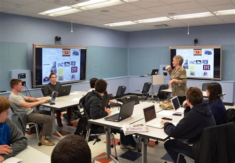 New Technology Enhanced Classroom Provides Collaborative Space For