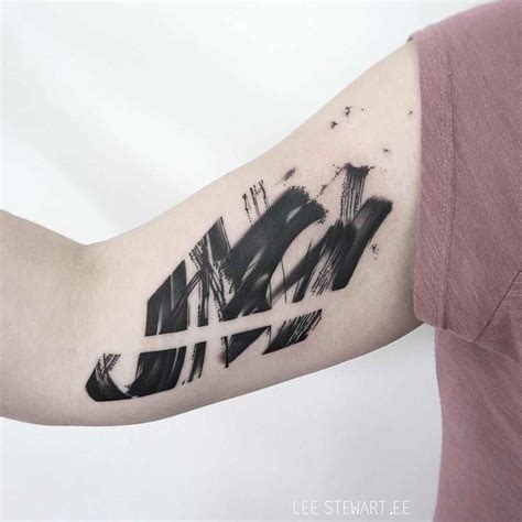 Lee Stewarts Brushstroke Tattoos Inkppl