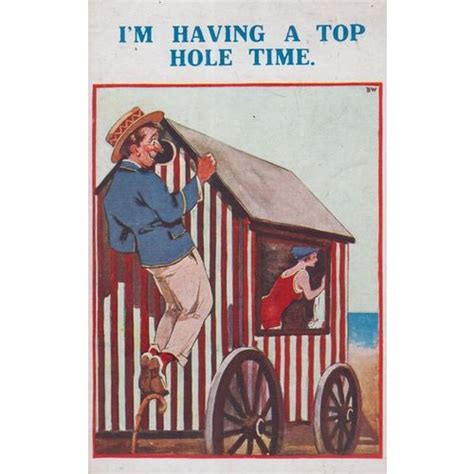 Peeping Tom Watching Couple Make Love Have Sex In Beach Hut Old Comic