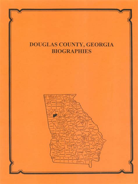 Douglas County Georgia History And Biographies Mountain Press And