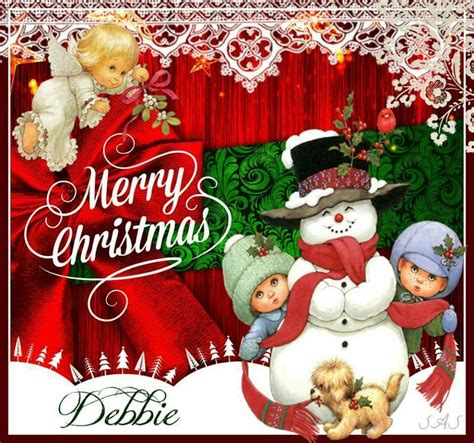Merry Christmas Debbie Christmas Ornaments Christmas Merry Christmas
