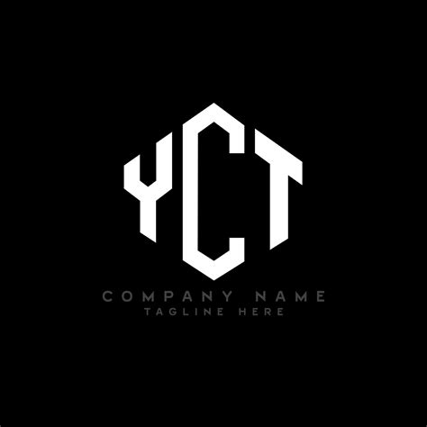 Yct Letter Logo Design With Polygon Shape Yct Polygon And Cube Shape
