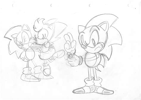 Us Sonic Sega Cd Art And Amy By Classicsonicsatam On Deviantart