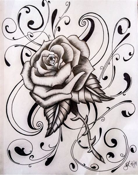 Every Rose Has Its On Deviantart Rose Drawing Tattoo Roses