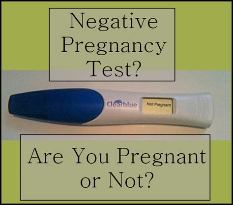 Negative Pregnancy Test But Pregnant Symptoms Pregnancy Test
