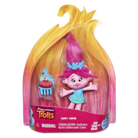 Trolls Poppy Collectible Figure 2016 Movie 4 Inche Doll Dreamworks Toy