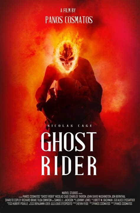 Artstation Ghost Rider Movie Poster