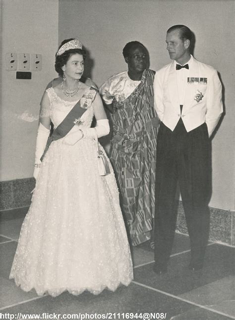 Queen Elizabeth In Ghana Datenovember 12 1961 Dpresident Flickr