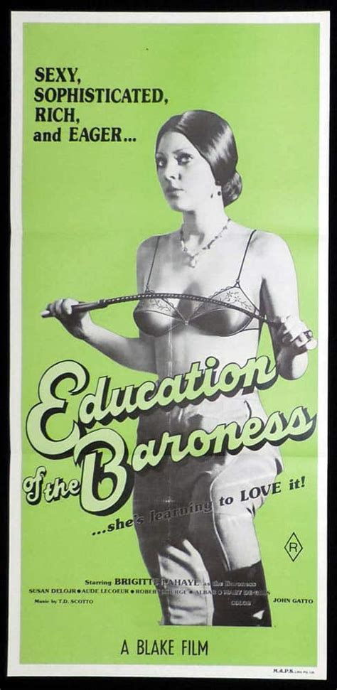 Education Of The Baroness Original Daybill Movie Poster Brigitte Lahaie
