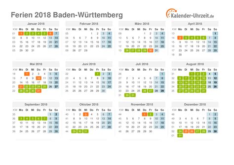 Sommerferien Baden W 252 Rttemberg 2022 Kalender Zum Ausdrucken Riset
