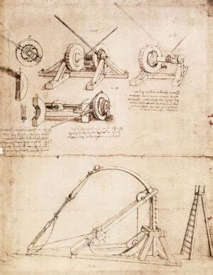 Studi Per Macchine Da Guerra Di Leonardo Da Vinci Disegni Signum Firenze