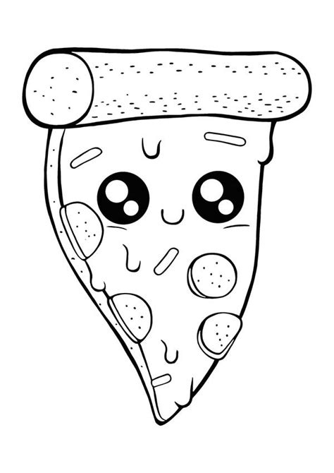 57 Desenhos De Pizza Para Imprimir E Colorirpintar