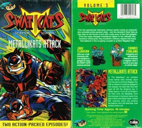 swat kats metallikats attack vhs 1995 for sale online ebay
