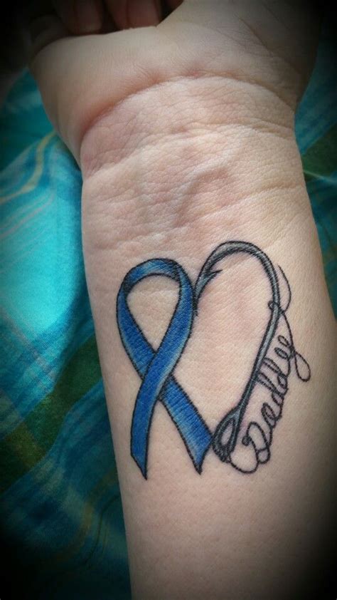 Maybe you would like to learn more about one of these? My new tattoo for my daddy and his love for fishing !! #coloncancerawarness RC#newtattoo # ...