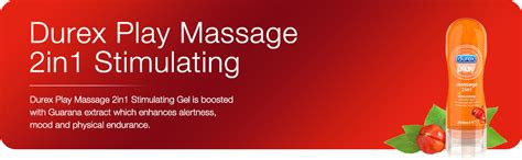 Durex Play Massage 2 In 1 Lubricant Stimulating Guarana 200ml