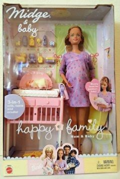 Juguete Midge Barbie Embarazada Feliz De La Familia 926 900 En