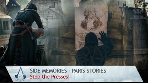 Assassin S Creed Unity Paris Stories Stop The Presses YouTube