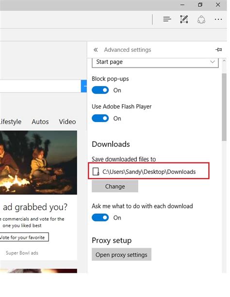 Change Default Download Location In Microsoft Edge Pcguide4u
