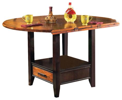 Abaco Drop Leaf Counter Height Storage Table Indoor Pub