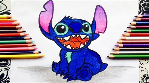 Como Dibujar A Stitch How To Draw Stitch Como Desenhar Stitch Youtube
